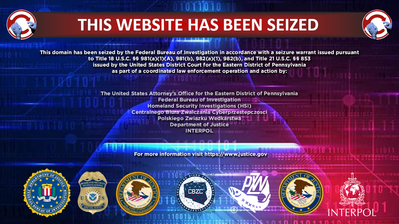 THIS WEBSITE HAS BEEN SEIZED